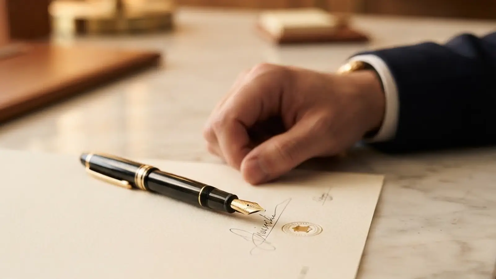 Signing the sale agreement for a spa business in Dubai
